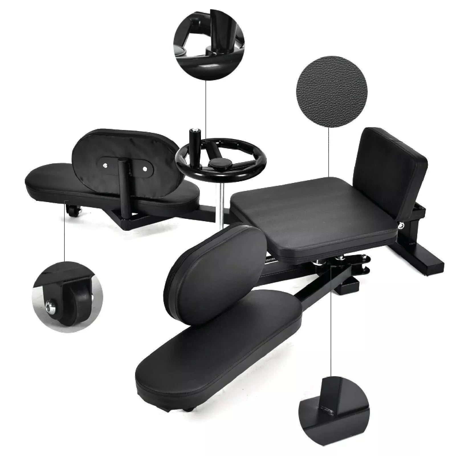 Leg Stretching Machine - Heavy Duty Trainer Leg Stretcher Machine Leg Stretcher Bar Exercise & Fitness - Tophatter Daily Deals