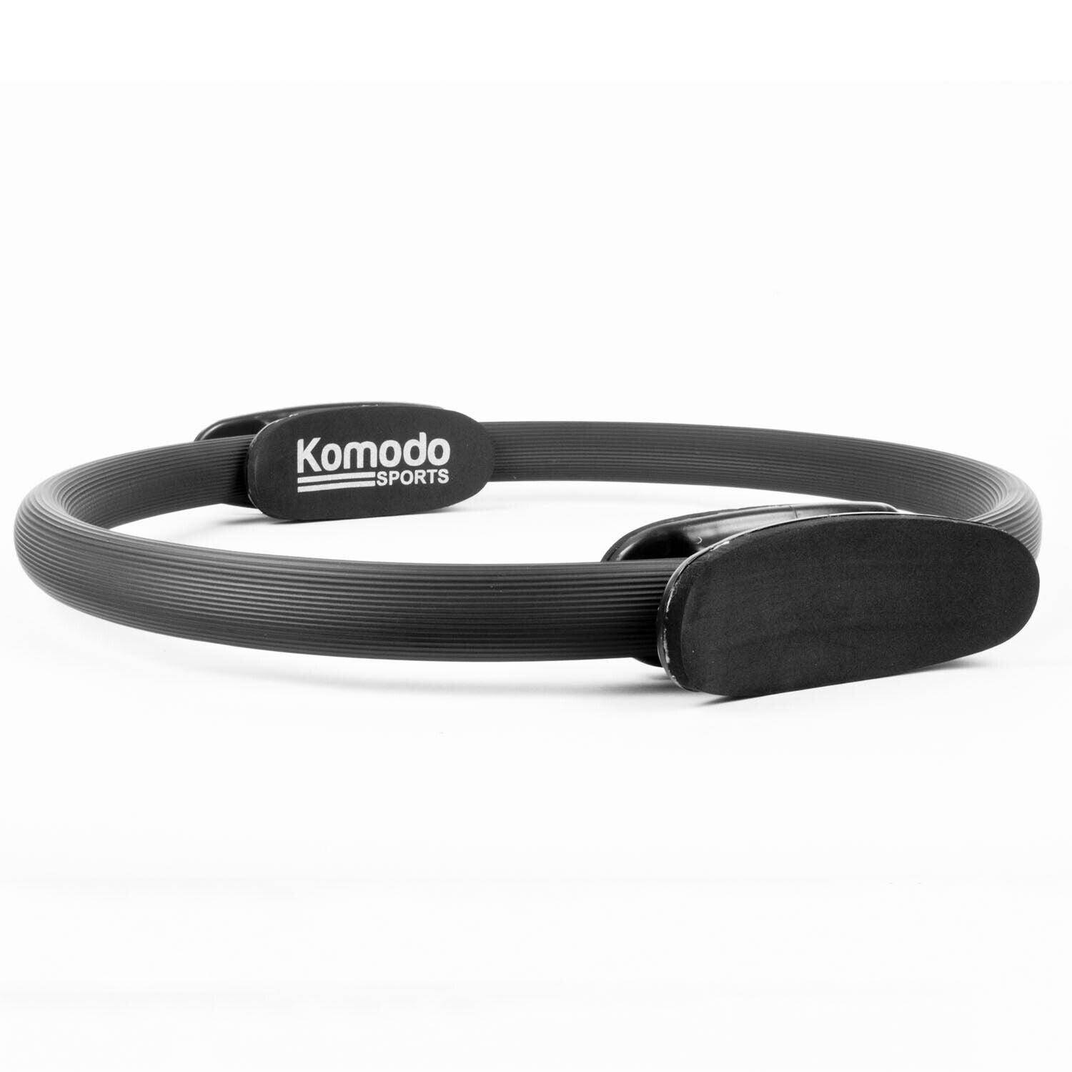 Best Pilates Ring UK - Double Handled Exercise Circle Black Yoga Product - Tophatter Daily Deals