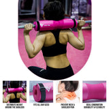 Hip Thruster Bar Pad - Barbell Pad Hip Thrust with Ankle Straps for Cable Machines Do Squats, Lunges, Hip Thrusts, Glutes & Leg Workouts Exercise & Fitness - Tophatter Daily Deals