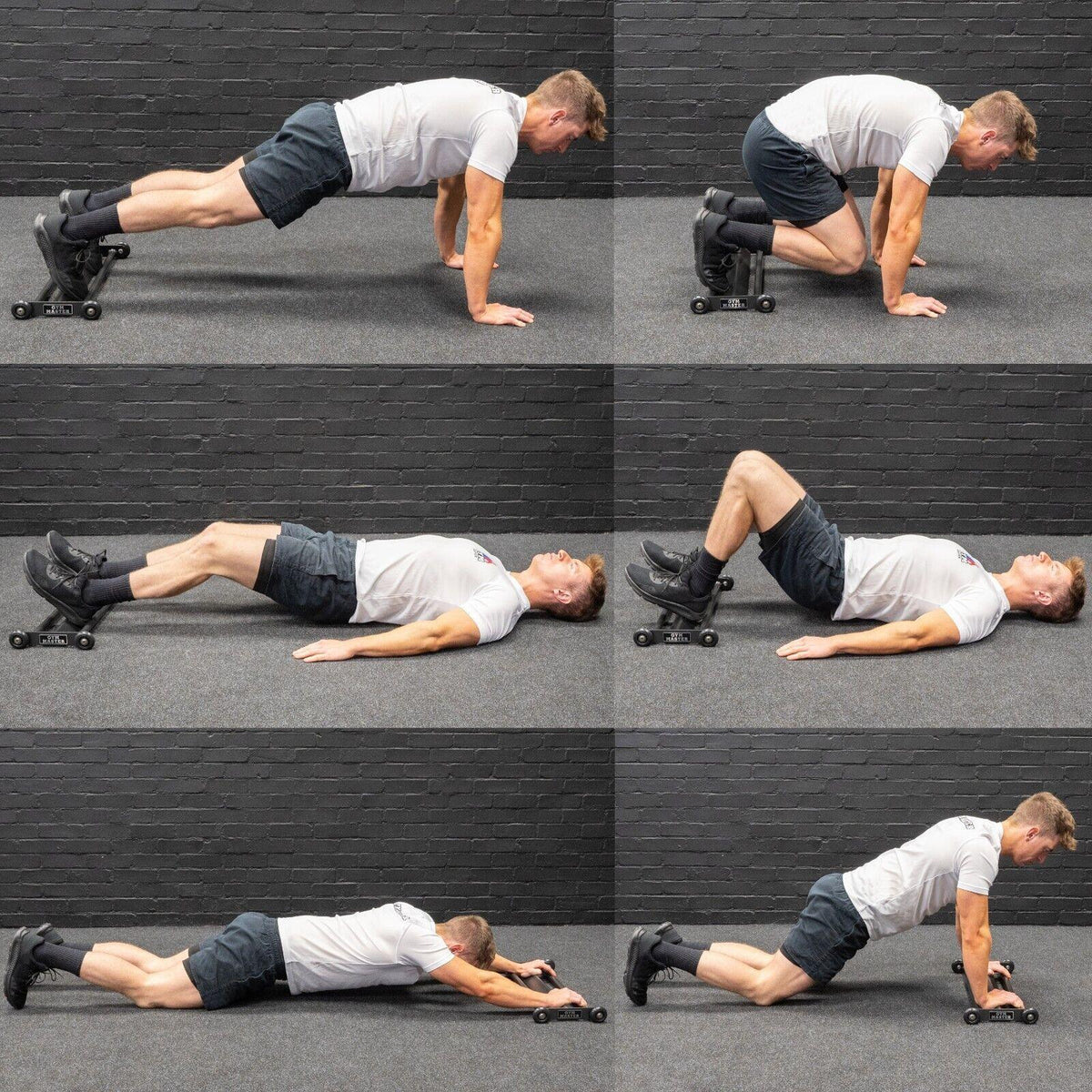 Glute Ham Roller - Ab Slider Roller Core Workout Home Gym Hamstring Developer Exercise & Fitness - Tophatter Daily Deals