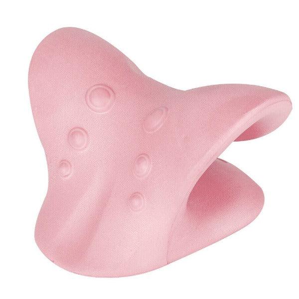 Neck Stretcher - Neck Traction Pillow Original Cloud Shape Neck Stretcher Cervical Pain Relief UK Type-1 ~ Pink Hot Sale - Tophatter Daily Deals