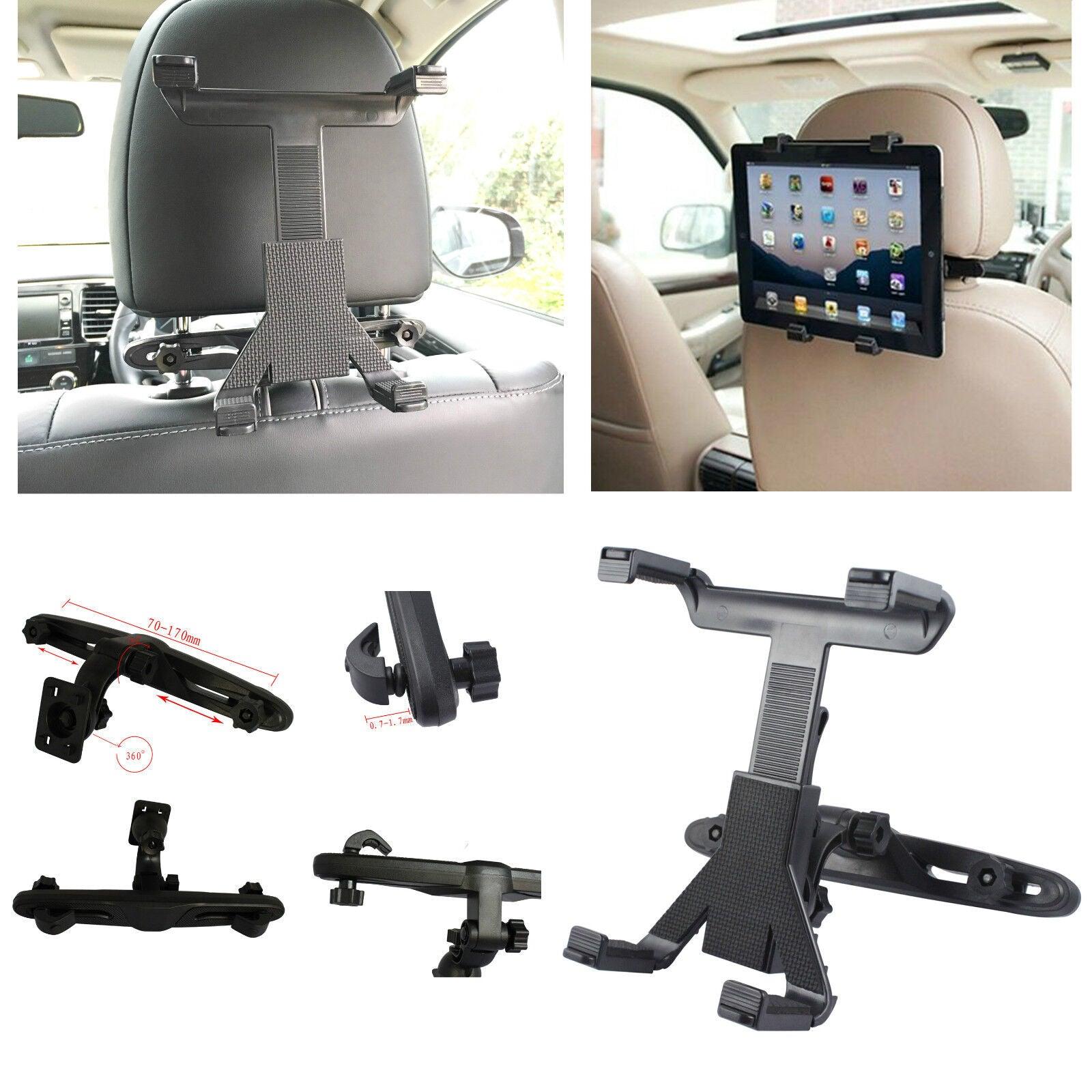 Car Tablet Holder - Universal in Car Back Seat Headrest Holder Mount for Ipad Galaxy Tab Gps Kindle Apparel & Accessories - Tophatter Daily Deals