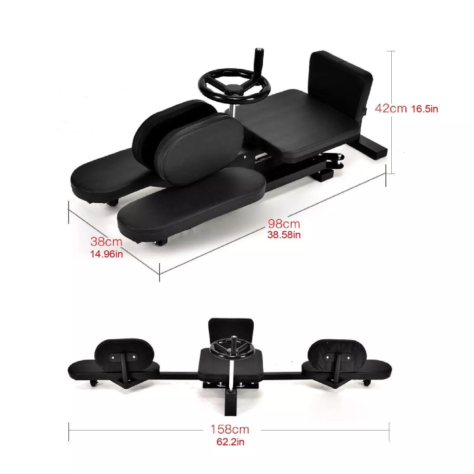 Leg Stretching Machine - Heavy Duty Trainer Leg Stretcher Machine Leg Stretcher Bar Exercise & Fitness - Tophatter Daily Deals