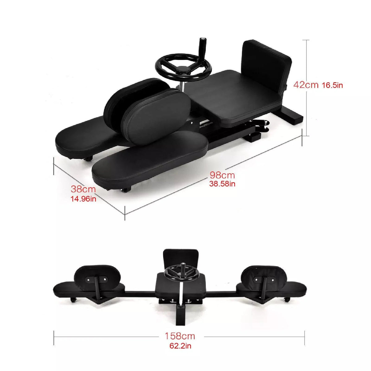Leg Stretching Machine - Heavy Duty Trainer Leg Stretcher Machine Leg Stretcher Bar Exercise & Fitness - Tophatter Daily Deals