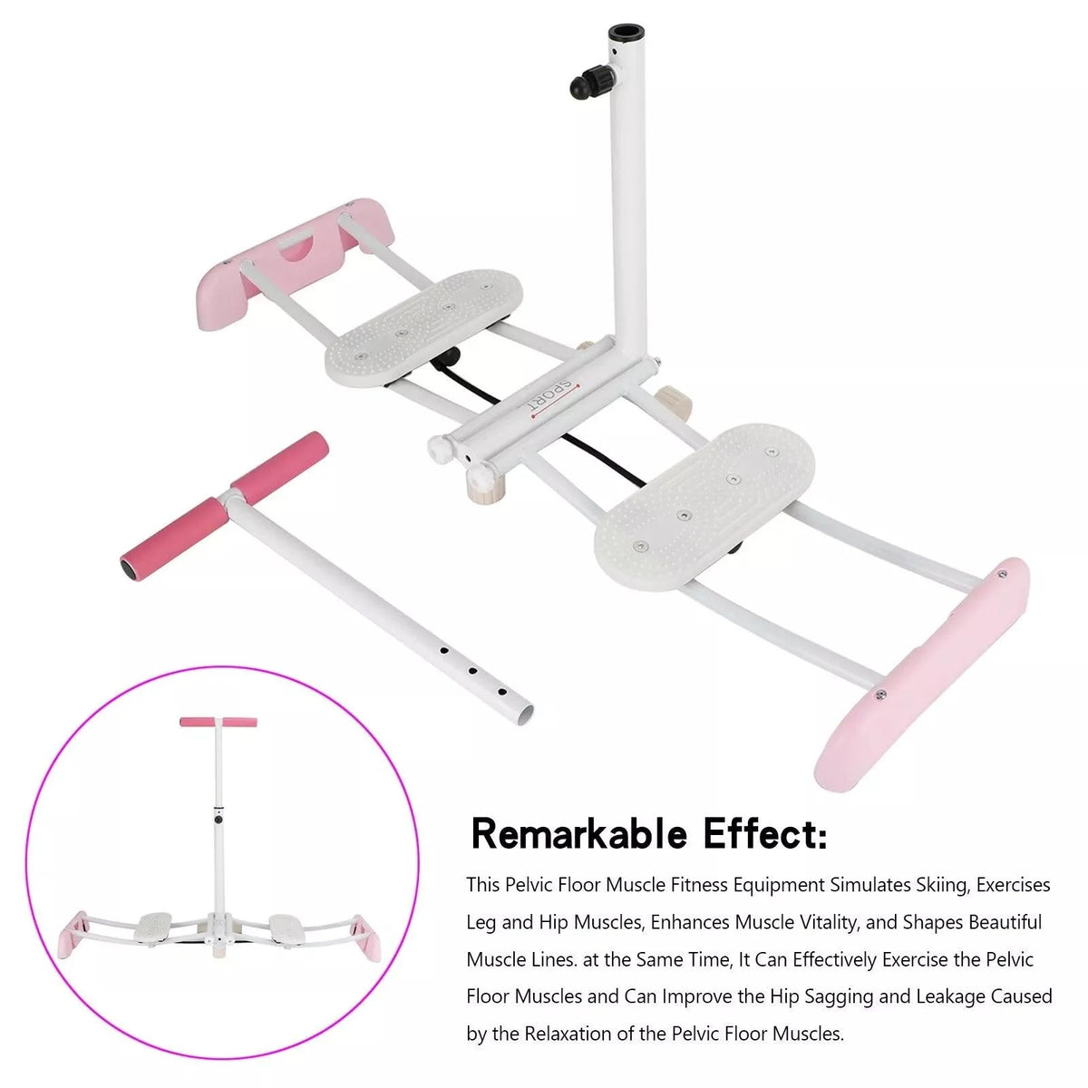 Leg Master Slim - Leg Exerciser Home Workout Compact Folding Thigh Glutes Stomach AB Pelvic Floor Exercise & Fitness - Tophatter Daily Deals