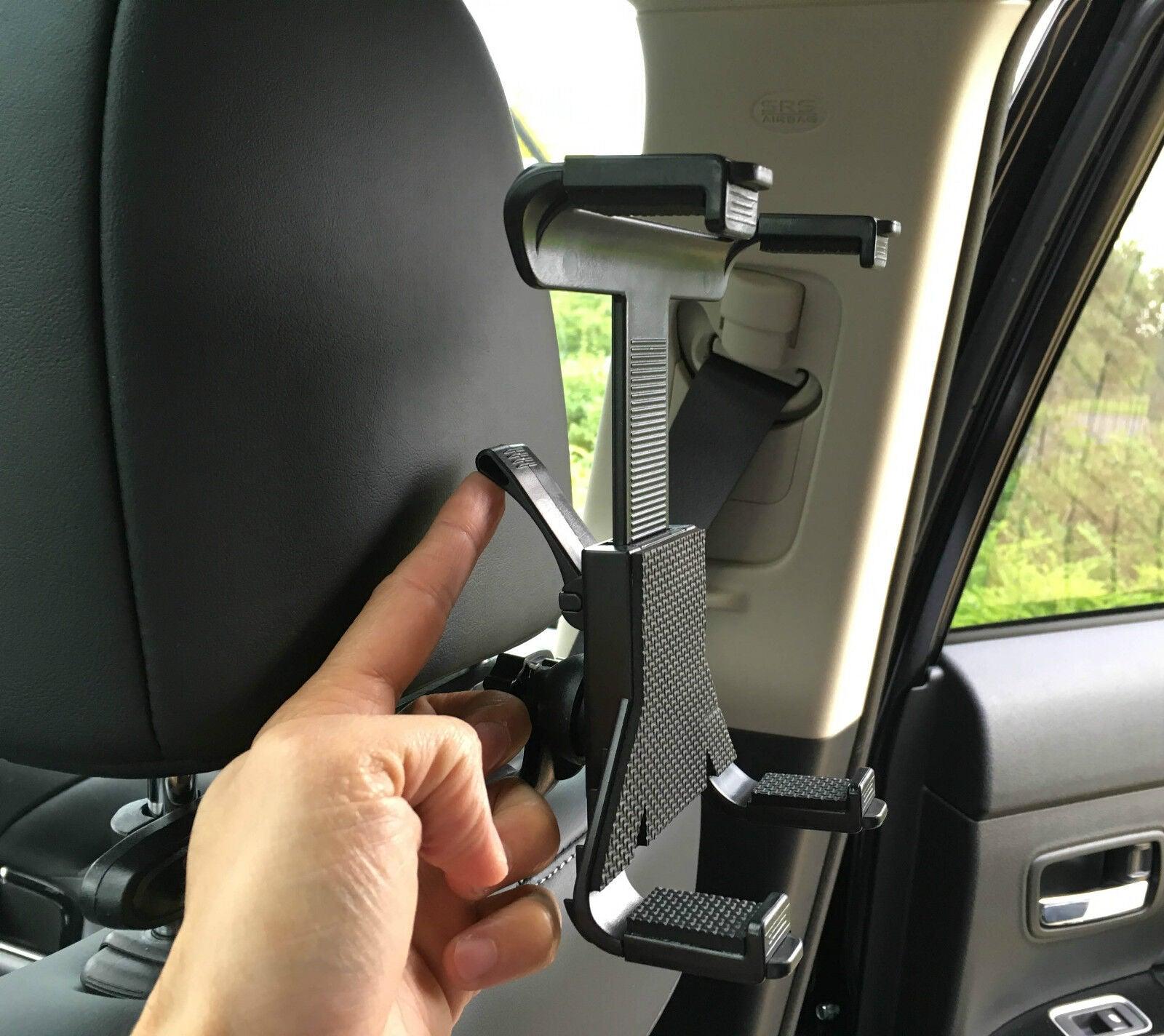 Car Tablet Holder - Universal in Car Back Seat Headrest Holder Mount for Ipad Galaxy Tab Gps Kindle Apparel & Accessories - Tophatter Daily Deals