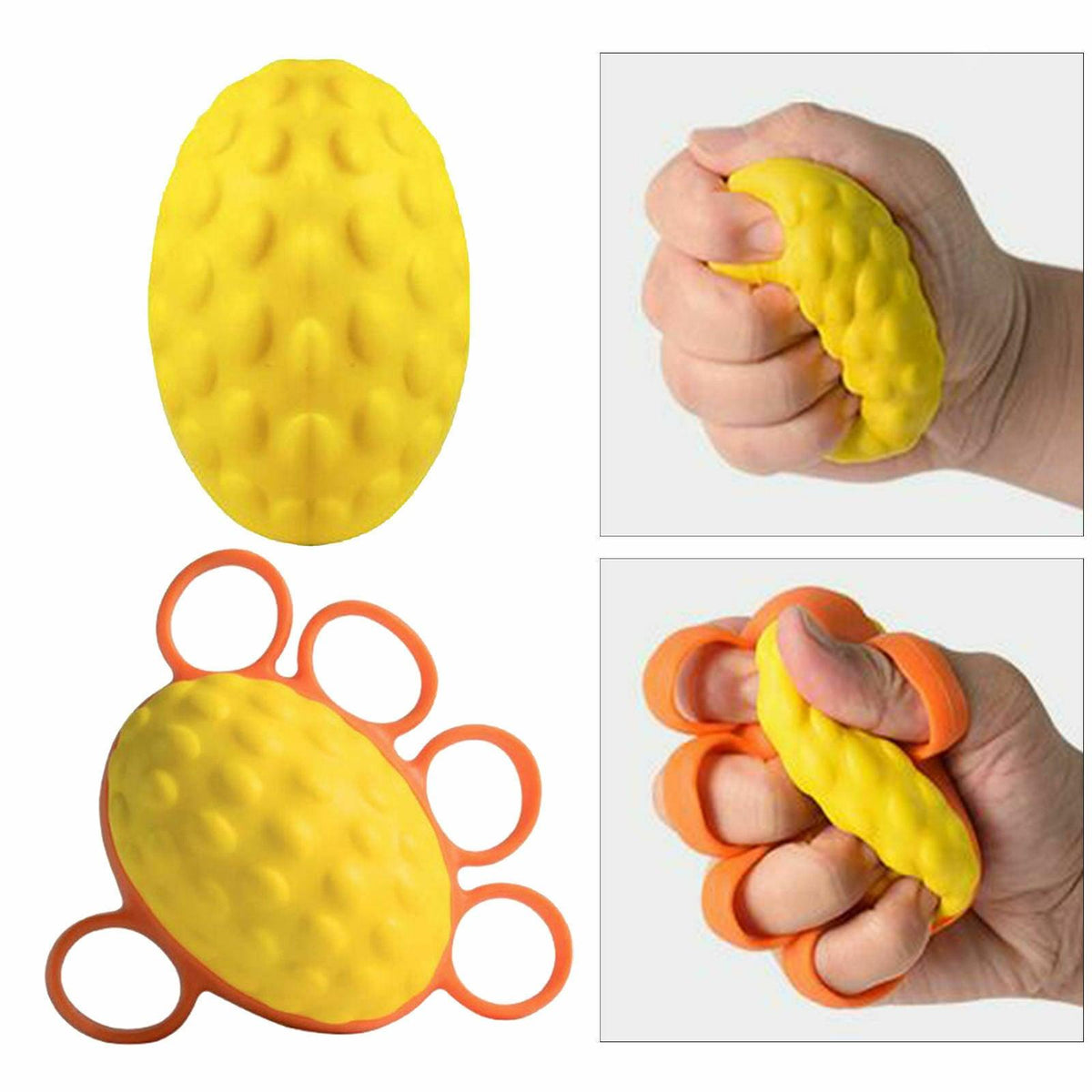 Hand Physio Ball - Hand Grip Ball Flexibility Exerciser Grip, Strengthening for Stroke Climbers, Finger Ball Exerciser, Stress Balls for Hand Health & Beauty - Tophatter Daily Deals