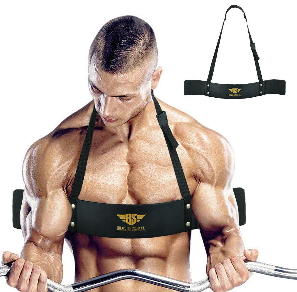 Biceps Supporter - Heavy-Duty Arm Blaster Body Building Bomber Bicep Curl Triceps Muscle Fitness UK Black Exercise & Fitness - Tophatter Daily Deals