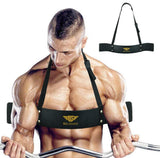 Biceps Supporter - Heavy-Duty Arm Blaster Body Building Bomber Bicep Curl Triceps Muscle Fitness UK Black Exercise & Fitness - Tophatter Daily Deals