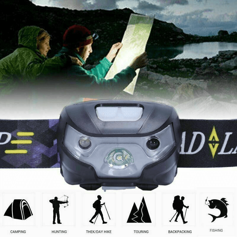 Head Torches UK - LED Headlamp Light, LED Head Torch Multifunction LED Headlamp light Cycling - Tophatter Daily Deals