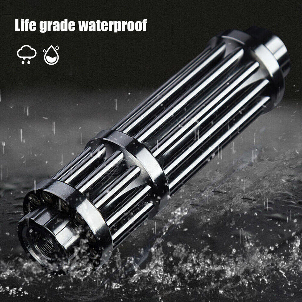 Blue Gatling Burning Laser Pointer Adjustable Visible Beam Dot Light - Tophatter Daily Deals