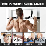 Exercise Bar for Door - Iron Gym Pull Up Bars Door Fitness Equipment Total Upper Body Workout Bar for Doorway, Adjustable Width Locking, No Screws Portable Exercise & Fitness - Tophatter Daily Deals
