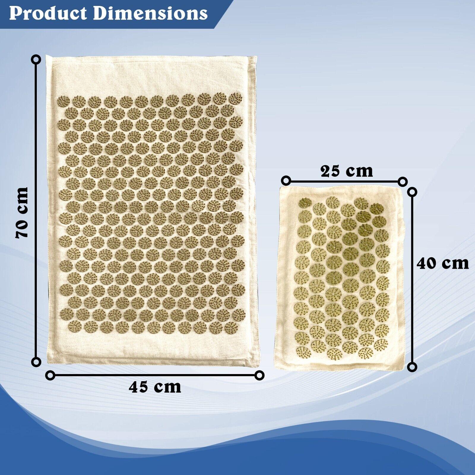 Best Acupressure Mat UK - Yoga Acupressure Massage Mat Ball Spiky Pain Stress Soreness Relax Body Yoga Product - Tophatter Daily Deals