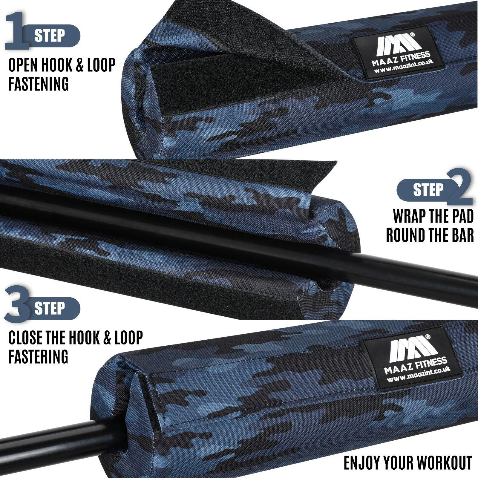 Hip Thrust Bar Pad - Barbell Pad Squat Bar Foam Padding Gym Weight Lifting Neck Shoulder Protection Exercise & Fitness - Tophatter Daily Deals