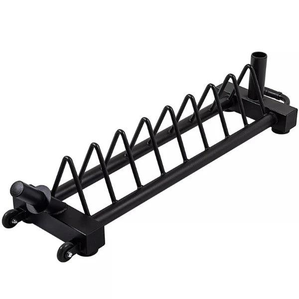Free Weight Storage Rack - Portable Olympic Bumper Plate Weight Change Disc Storage Rack Lifting Holder Gym Dumbbeells rack - Tophatter Daily Deals
