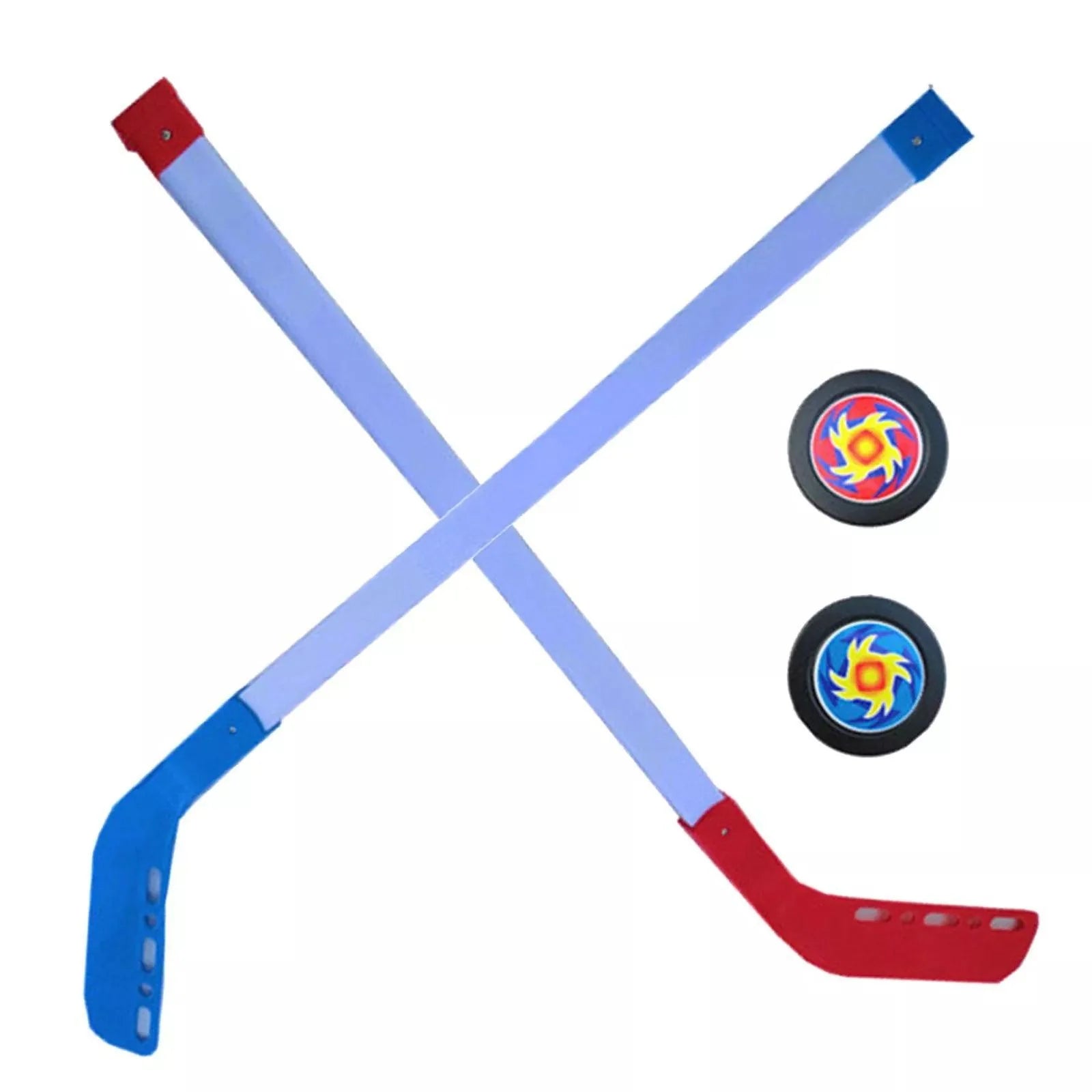 Plastic Hockey Sticks - Children Kids Plastic Hockey Stick Indoor Outdoor Game Toy Set UK Ice Hockey Sports & Outdoor - Tophatter Daily Deals