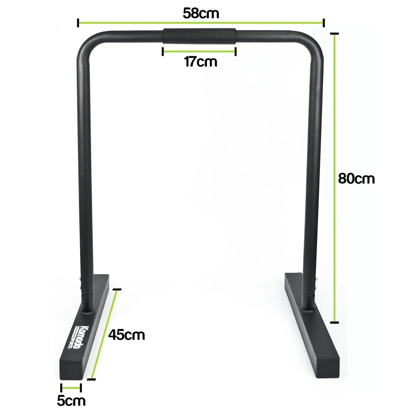 Adjustable Dip Bar - 75CM Parallel Dip Bars Home Gym Exercise Workout Push Pull Up Training Stability Exercise & Fitness - Tophatter Daily Deals