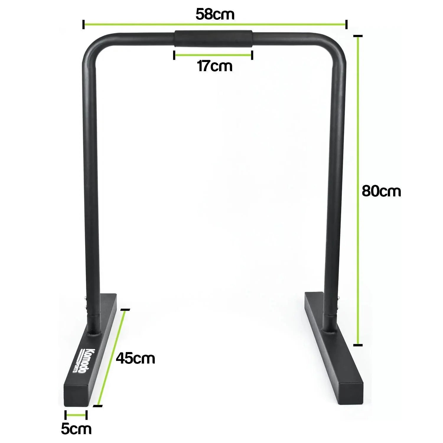 Adjustable Dip Bar - 75CM Parallel Dip Bars Home Gym Exercise Workout Push Pull Up Training Stability Exercise & Fitness - Tophatter Daily Deals