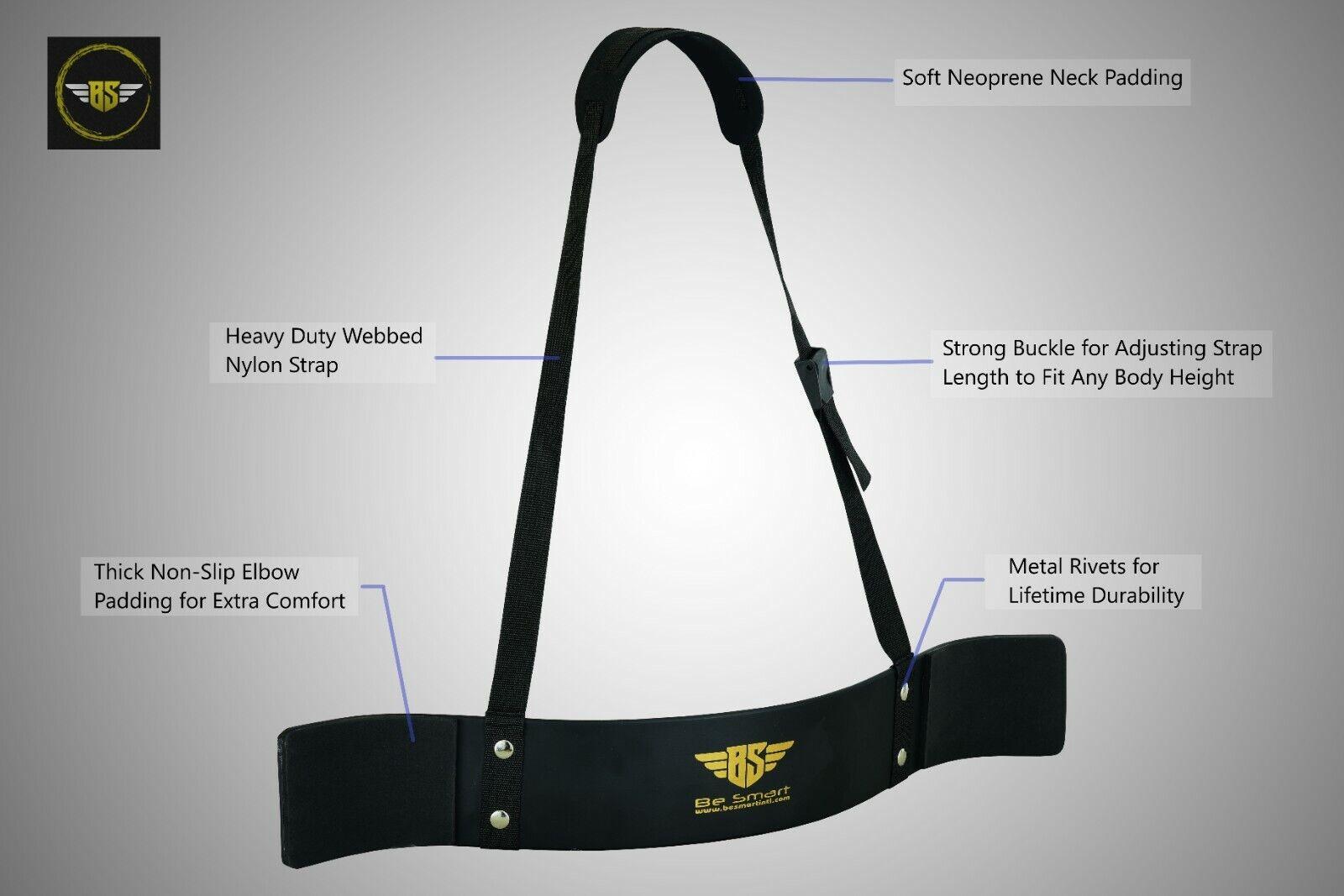 Biceps Supporter - Heavy-Duty Arm Blaster Body Building Bomber Bicep Curl Triceps Muscle Fitness UK Exercise & Fitness - Tophatter Daily Deals