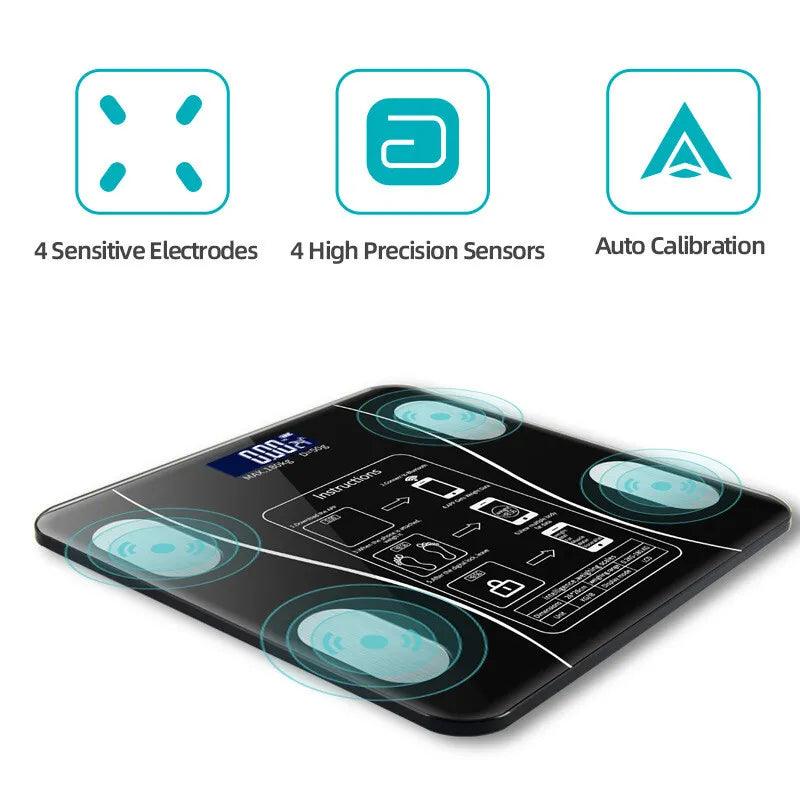 Digital Scales Bathroom - Weight Scales for Home Body weight scale, Digital Electronic Bathroom Scales Health & Beauty - Tophatter Daily Deals