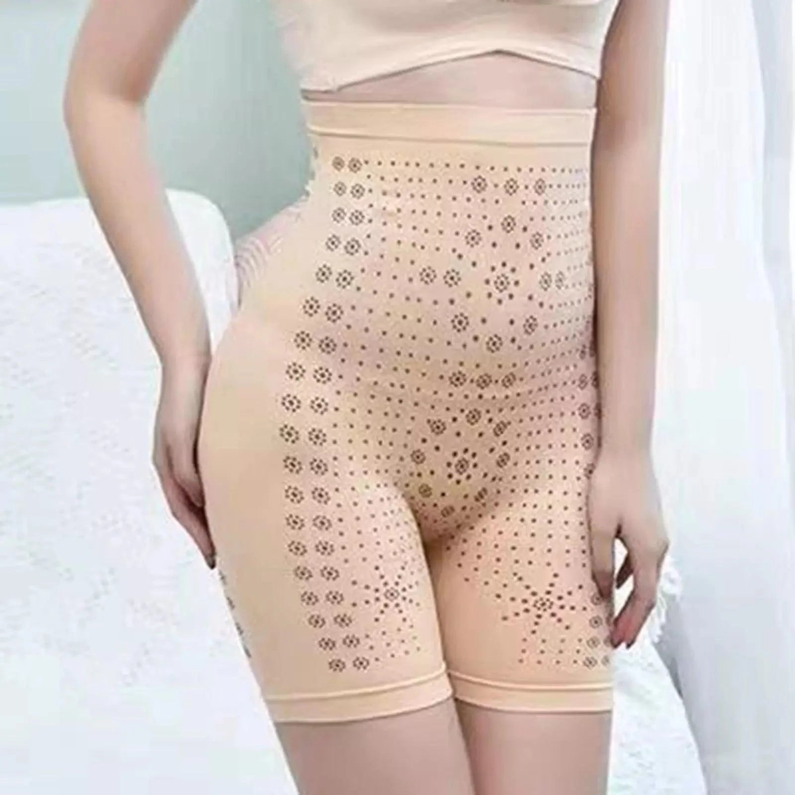 High Waisted Tummy Control Shorts - Seamless Shapewear Shorts for Women Tummy Control Knickers Shaping Underwear Slimming Boxer Shorts Clothing - Tophatter Daily Deals