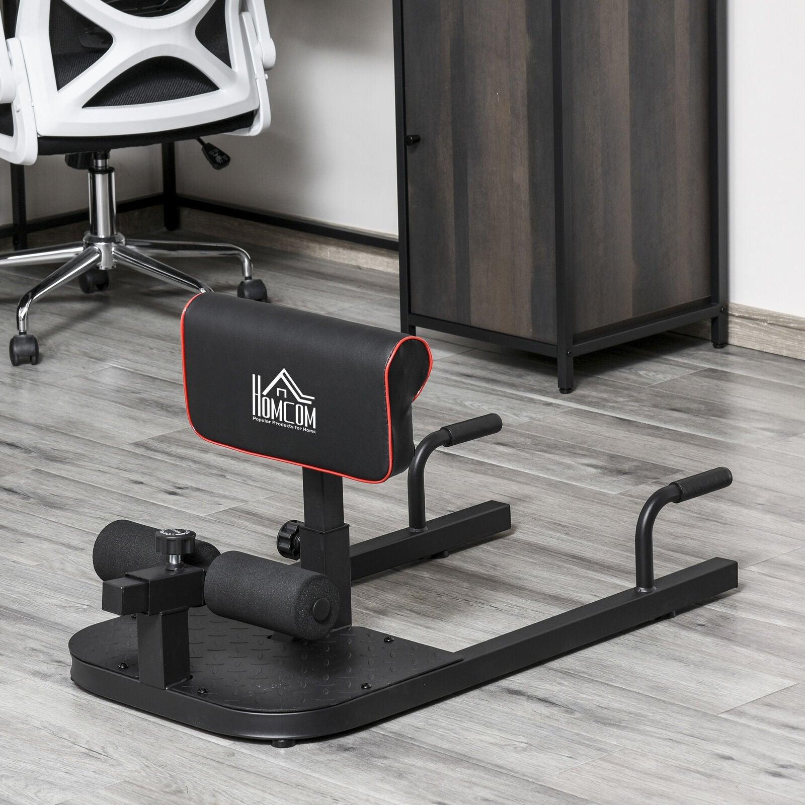 Hack Squat for Glutes - 3in1 Squat Machine Adjustable Bench Squat Sit Up Push Up - Tophatter Daily Deals
