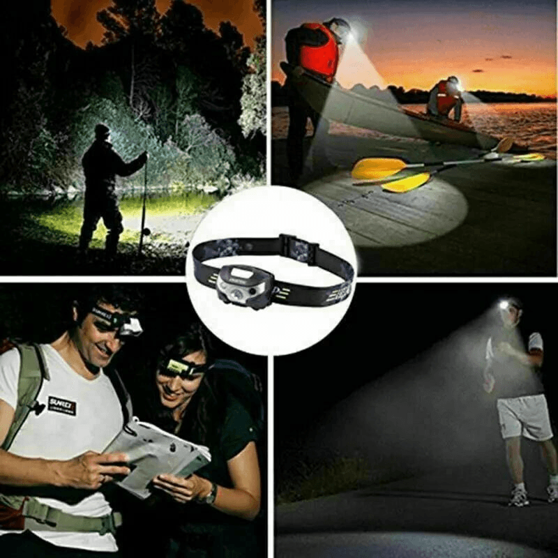 Head Torches UK - LED Headlamp Light, LED Head Torch Multifunction LED Headlamp light Cycling - Tophatter Daily Deals