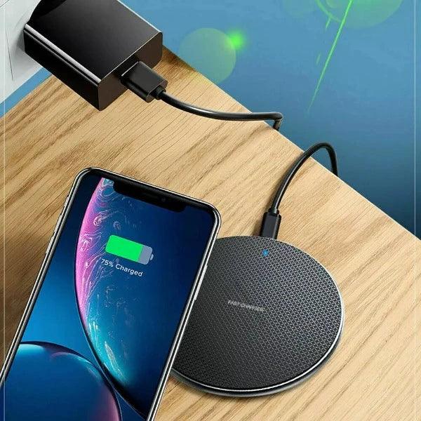 Wireless Phone Charger - 20W Fast Wireless Charger for iPhone 14,13, 1 1,X,8 & Samsung Galaxy S series Apparel & Accessories - Tophatter Daily Deals