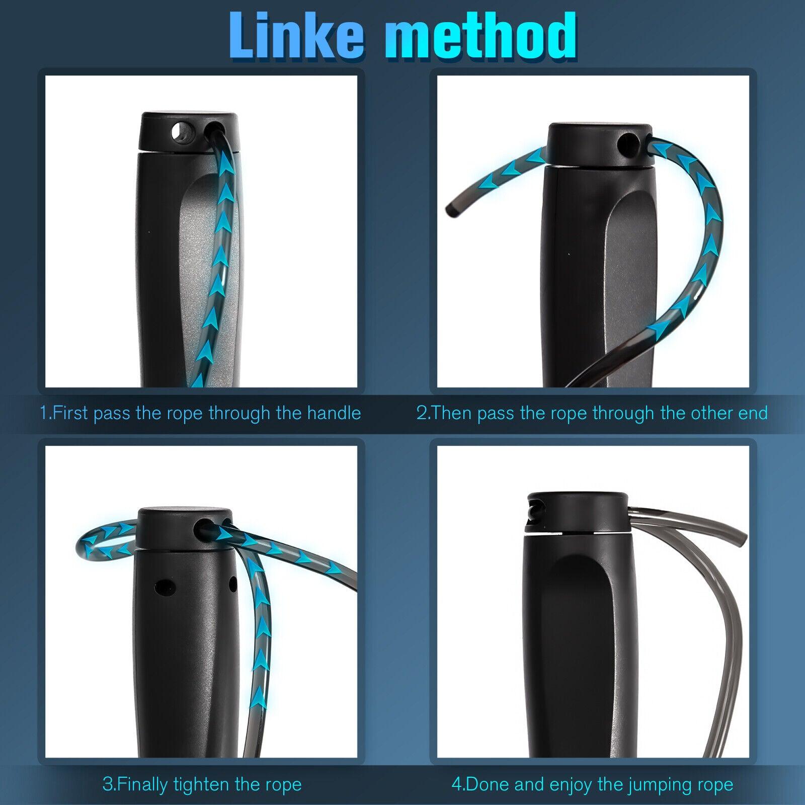 Best Skipping Rope UK - Skipping Rope with Counter, Gritin Digital Speed Jump Rope for Kids Adults Exercise & Fitness - Tophatter Daily Deals