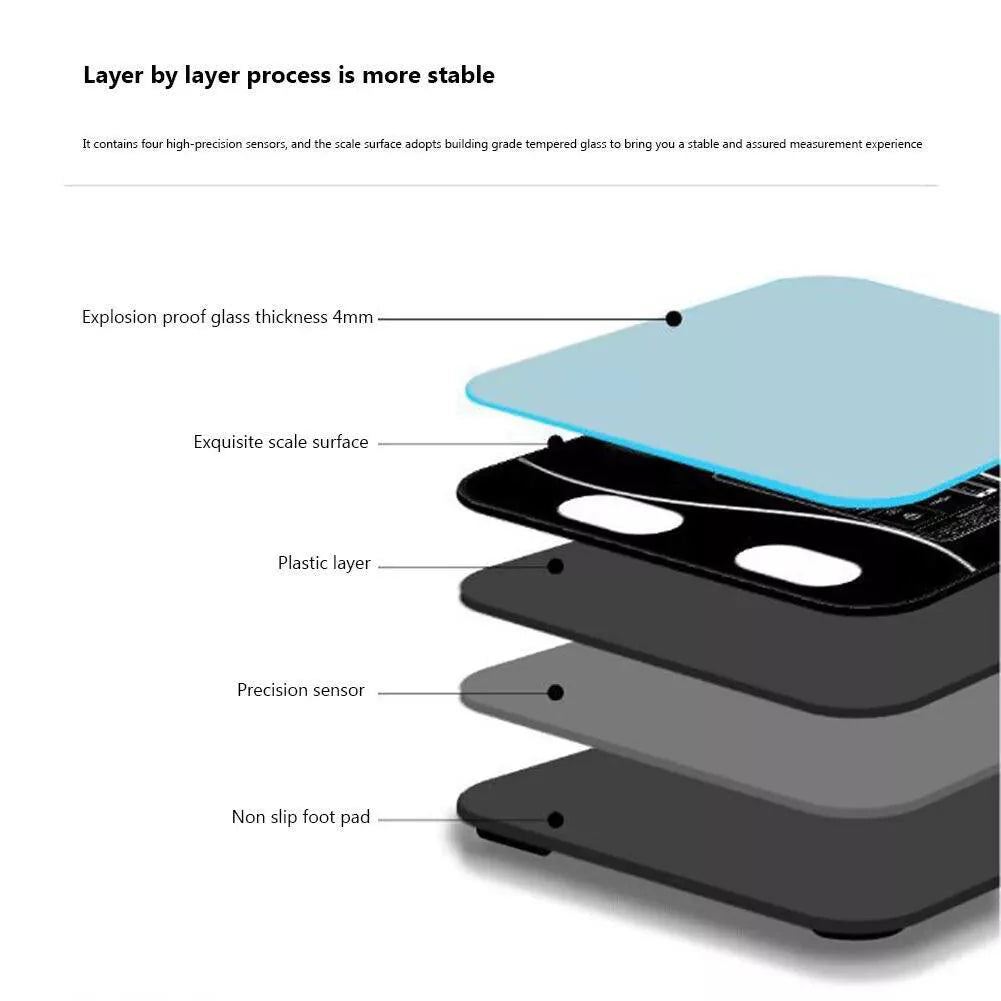 Digital Scales Bathroom - Weight Scales for Home Body weight scale, Digital Electronic Bathroom Scales Health & Beauty - Tophatter Daily Deals