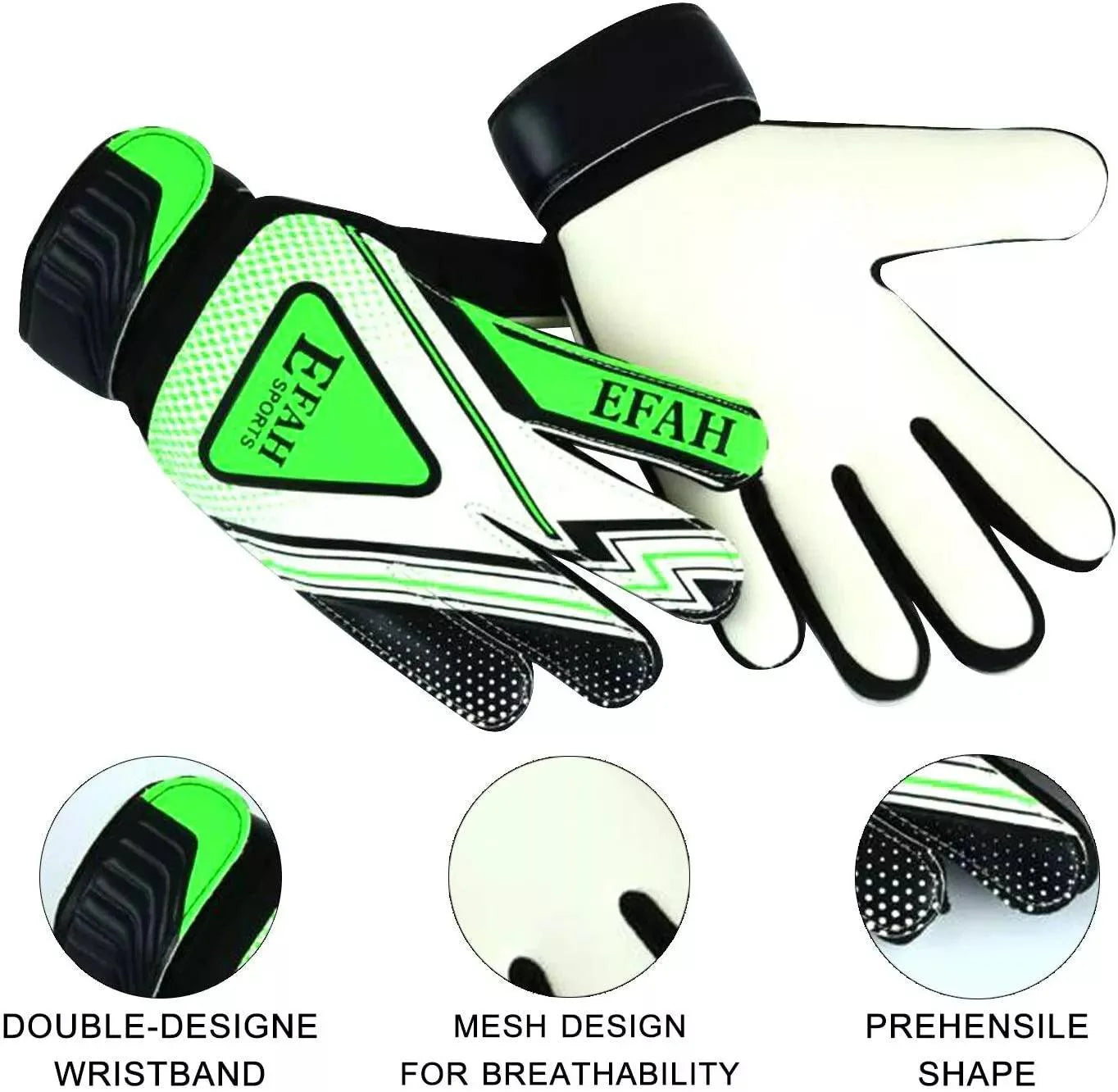 Professional Goalkeeper Gloves - Soccer Goalkeeper Gloves SPORTS Football Goalkeeper Gloves For Kids Boys Soccer Glove with Grip Palm Soccer - Tophatter Daily Deals