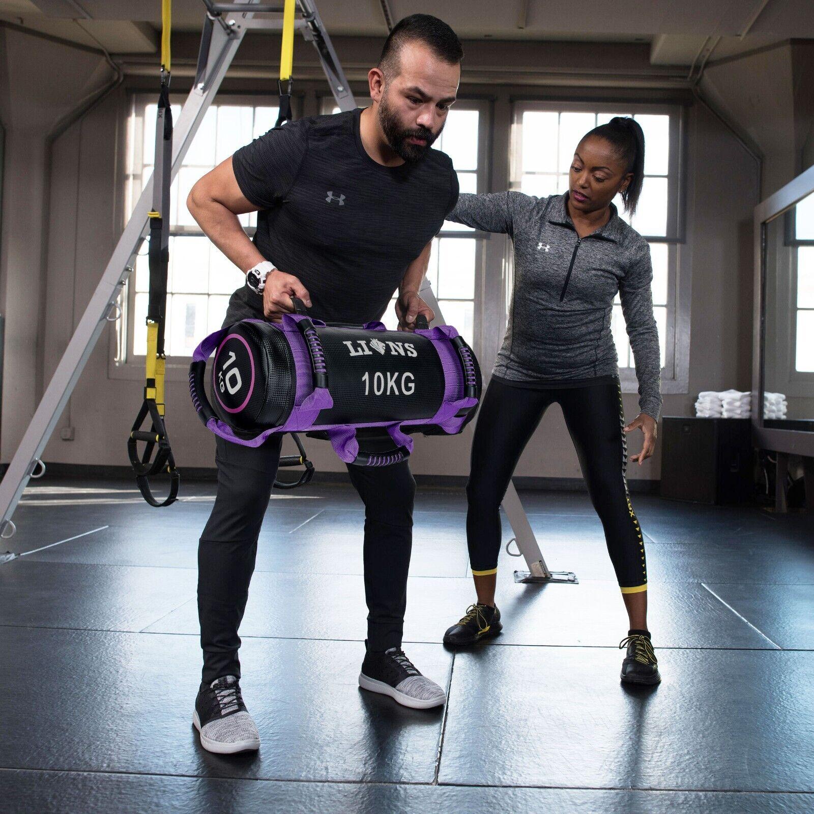 Weighted Bags for Exercise - 5Kg-25Kg Power Bag Weight Lifting Gym Training Exercise & Fitness - Tophatter Daily Deals