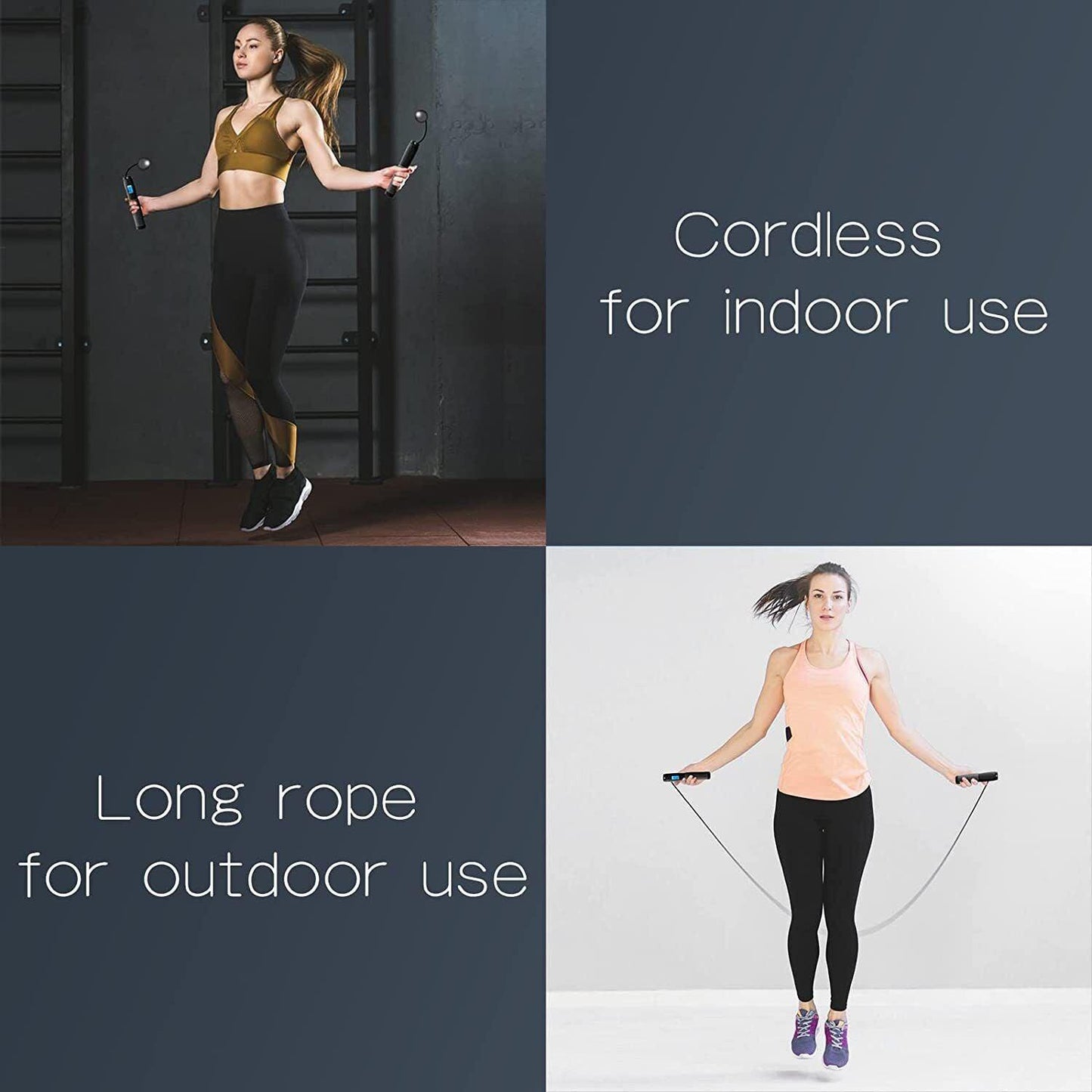 Best Skipping Rope UK - Skipping Rope with Counter, Gritin Digital Speed Jump Rope for Kids Adults Exercise & Fitness - Tophatter Daily Deals