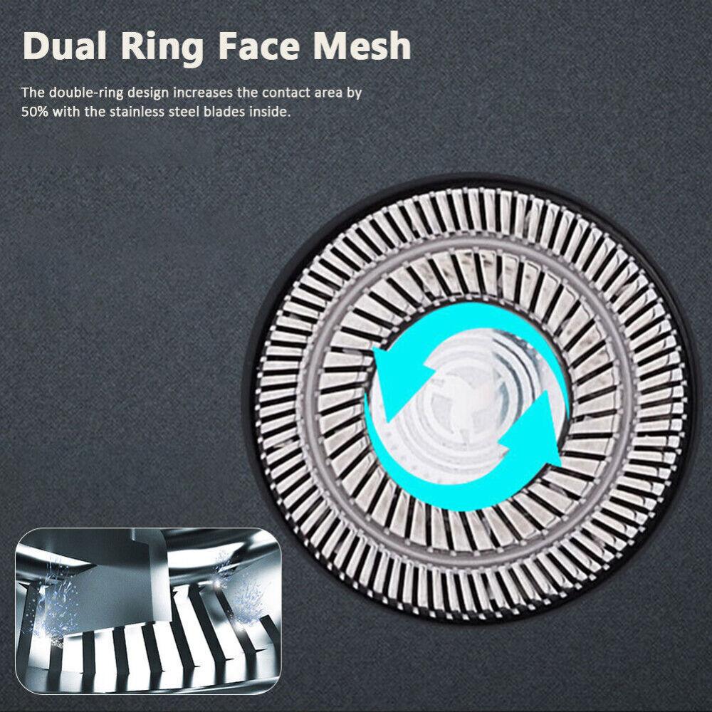 Best Head Shaver UK - Electric Razor for Men Bald Head Shaver Rotary Cordless Nose Hair ElectriBrite Personal Care - Tophatter Daily Deals