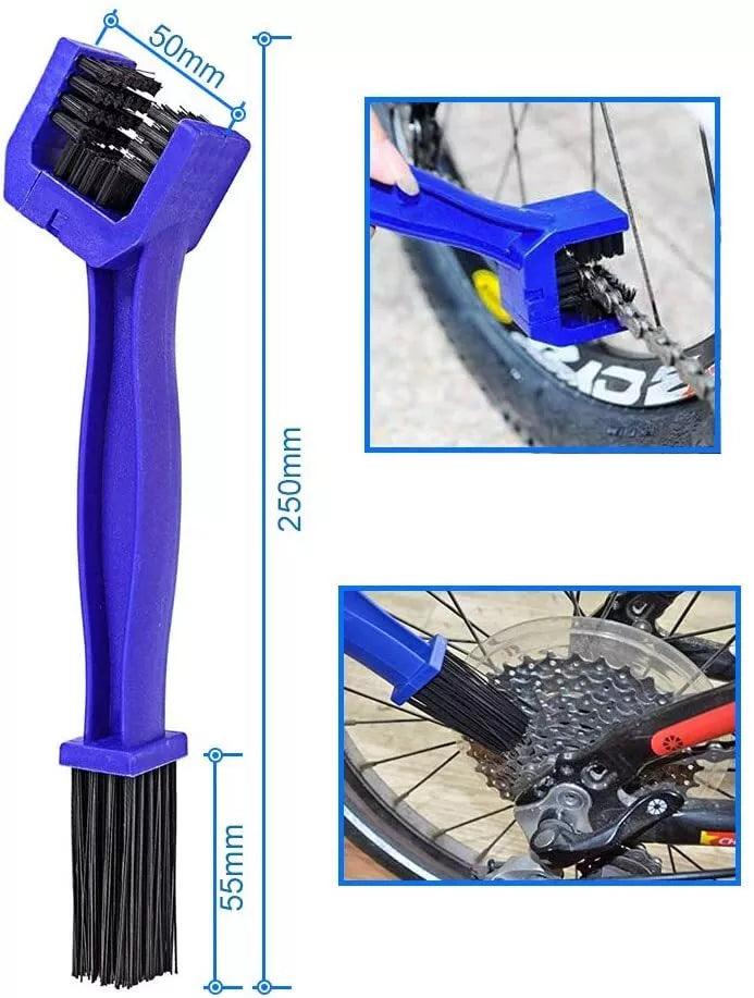 Mountain Bike Cleaning Kit - Bike Cleaning Tool Set, Bicycle Clean Brush Kit for Bike Chain/Tire/Sprocket Cycling Corner Stain Dirt Clean Cycling - Tophatter Daily Deals