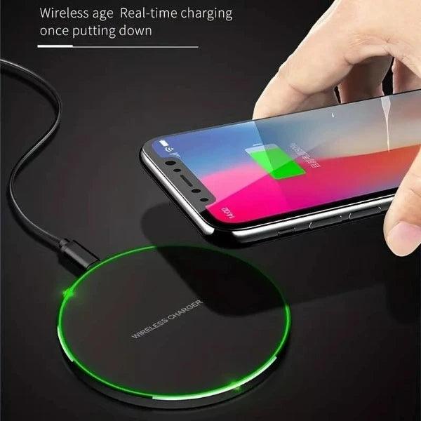 Wireless Phone Charger - 20W Fast Wireless Charger for iPhone 14,13, 1 1,X,8 & Samsung Galaxy S series Apparel & Accessories - Tophatter Daily Deals