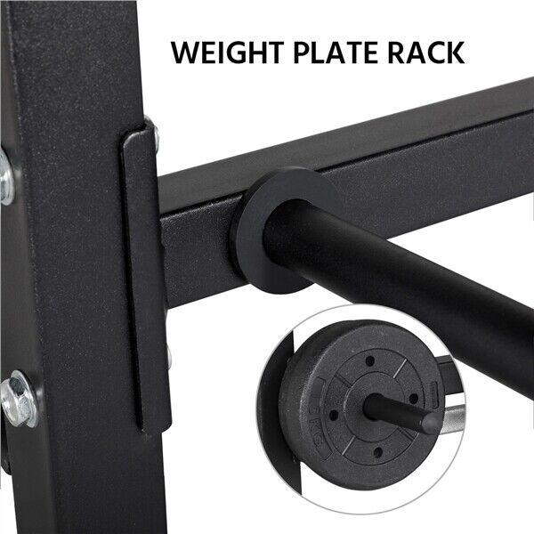 Power Racks for Home Gym - 3 Tier Dumbbell Barbell Rack Weight Plate/Bar Storage Holder for Home Gym Black Dumbbeells rack - Tophatter Daily Deals