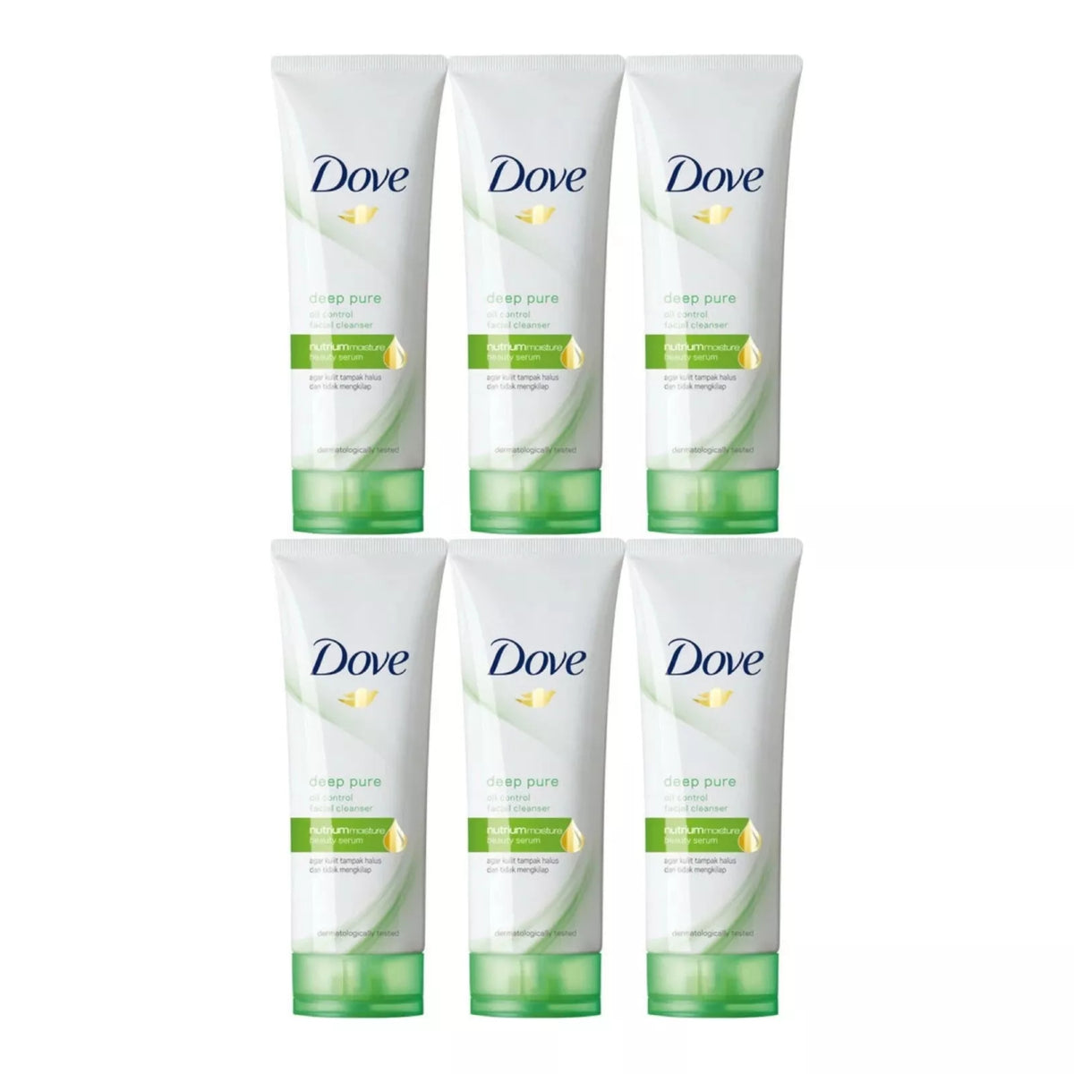 6 Pack Dove Deep Pure Oil Control Facial Cleaner 100 Grams Beauty & Personal Care - Tophatter Daily Deals
