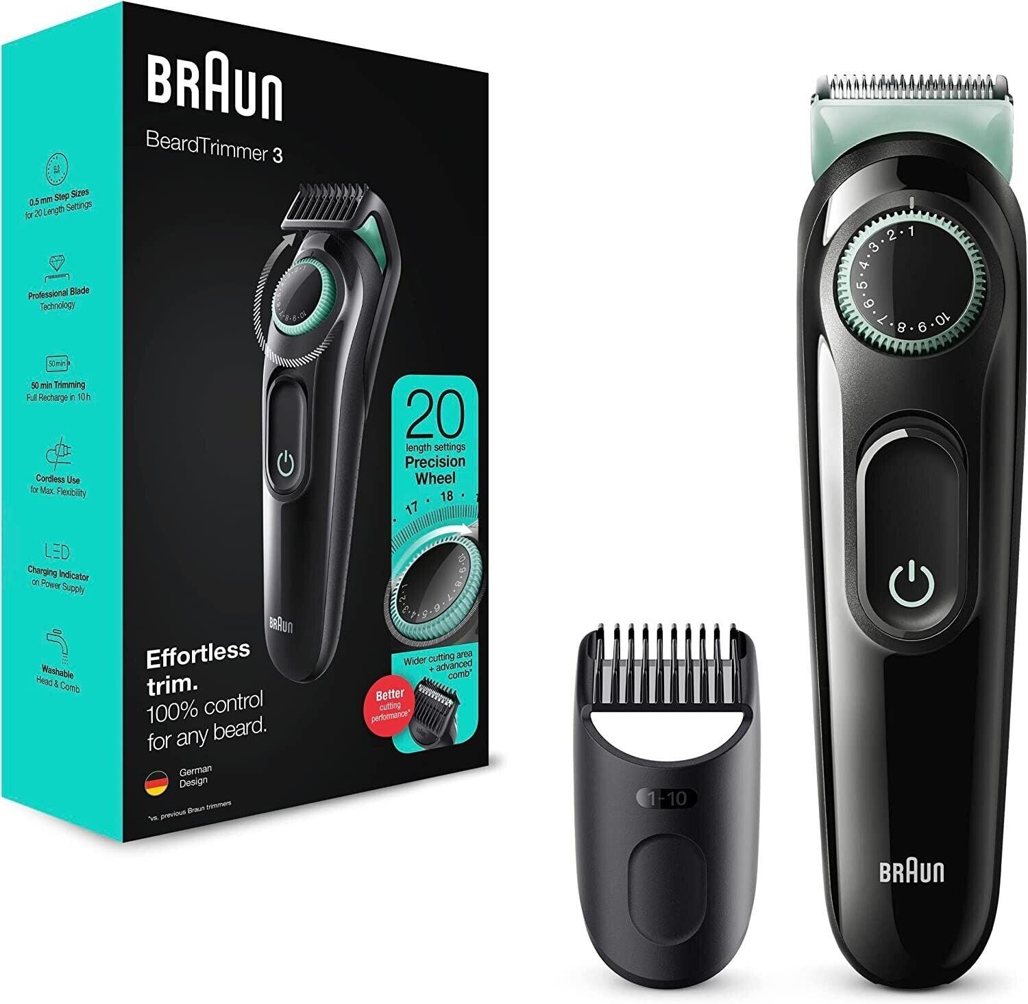 Professional Hair Clippers for Men - Beard Trimmer 20 LENGTH SETTINGS Mens Hair Clipper Shaver Precision Razor Health & Beauty - Tophatter Daily Deals