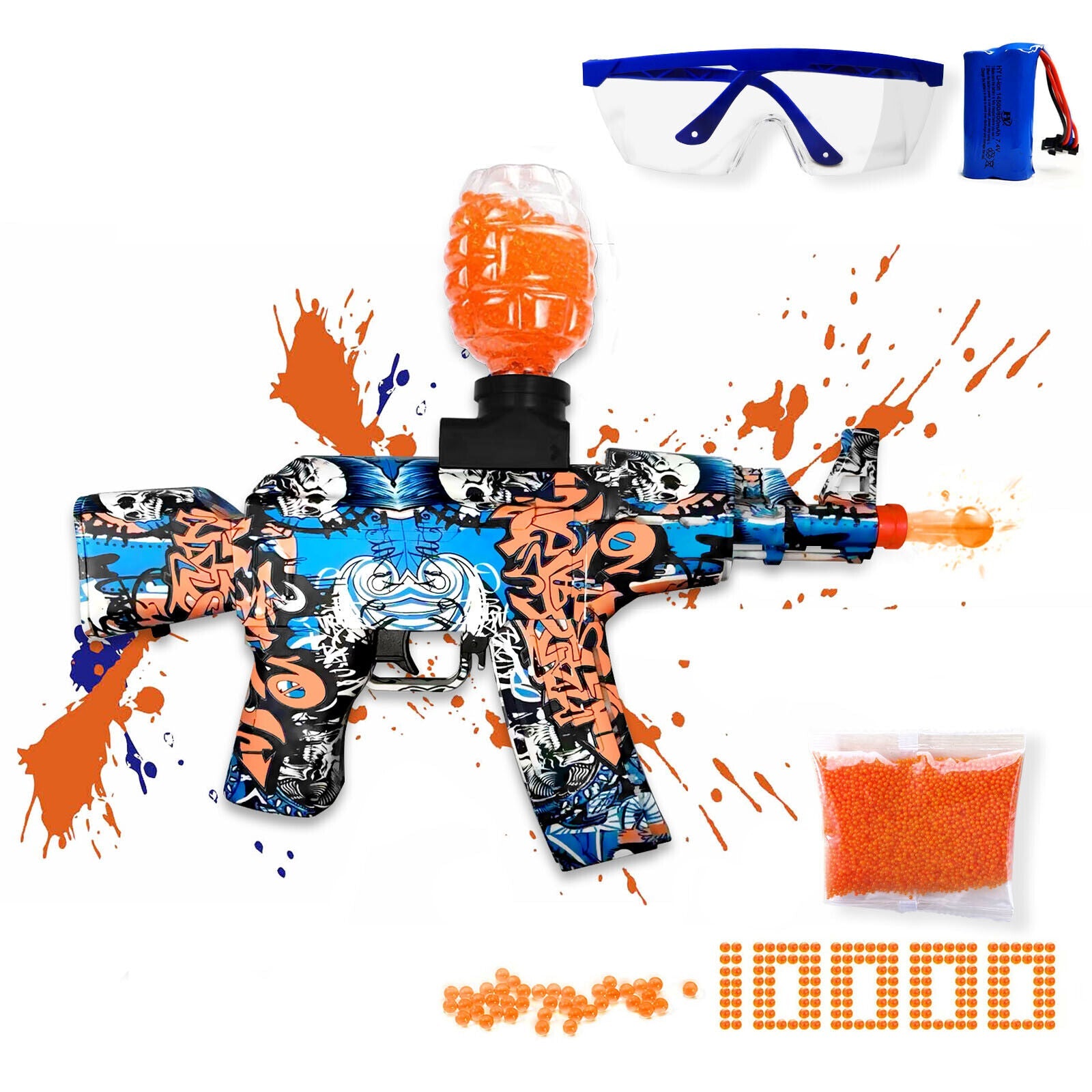 Electric Gel Ball Blaster Automatic Outdoor Toys Splatter Ball - Tophatter Daily Deals
