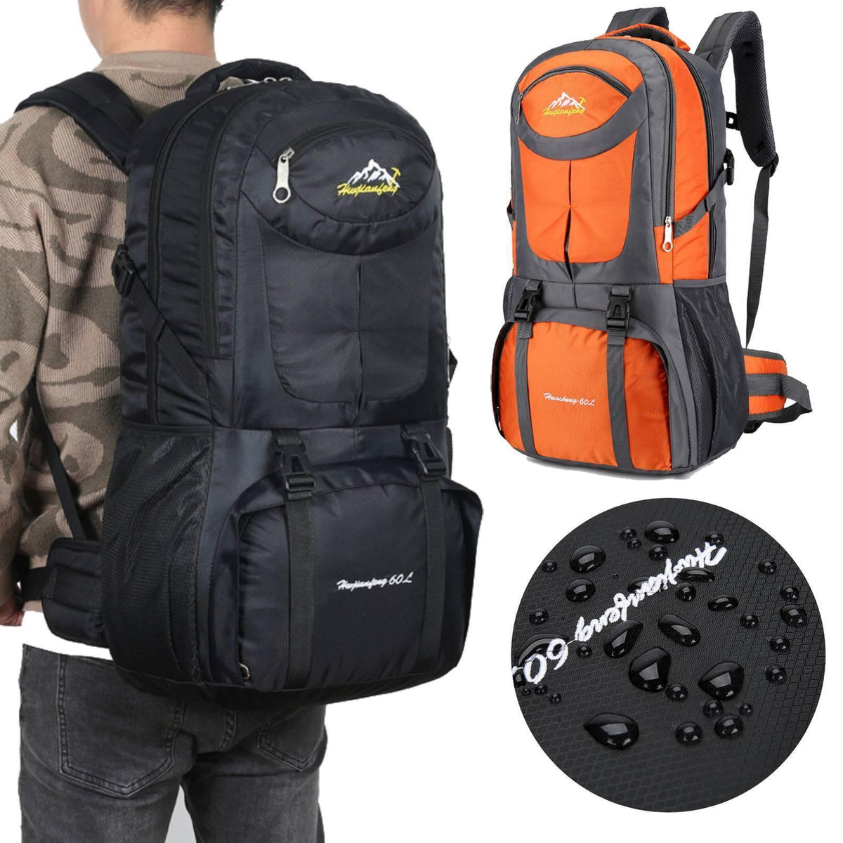 Small Backpacks for Hiking - Waterproof Outdoor Sports Travel Rucksack Bag Sports & Outdoor - Tophatter Daily Deals