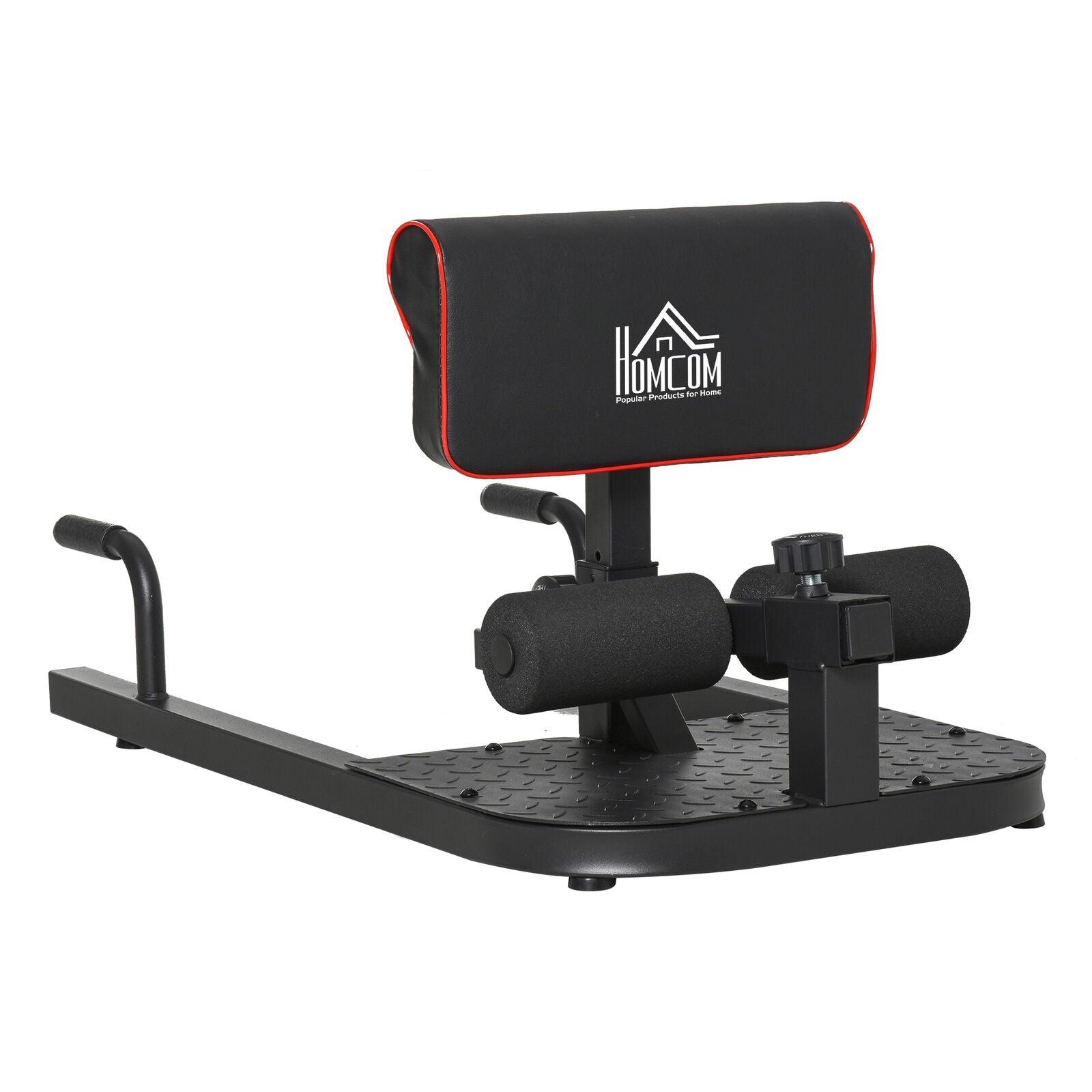 Hack Squat for Glutes - 3in1 Squat Machine Adjustable Bench Squat Sit Up Push Up - Tophatter Daily Deals