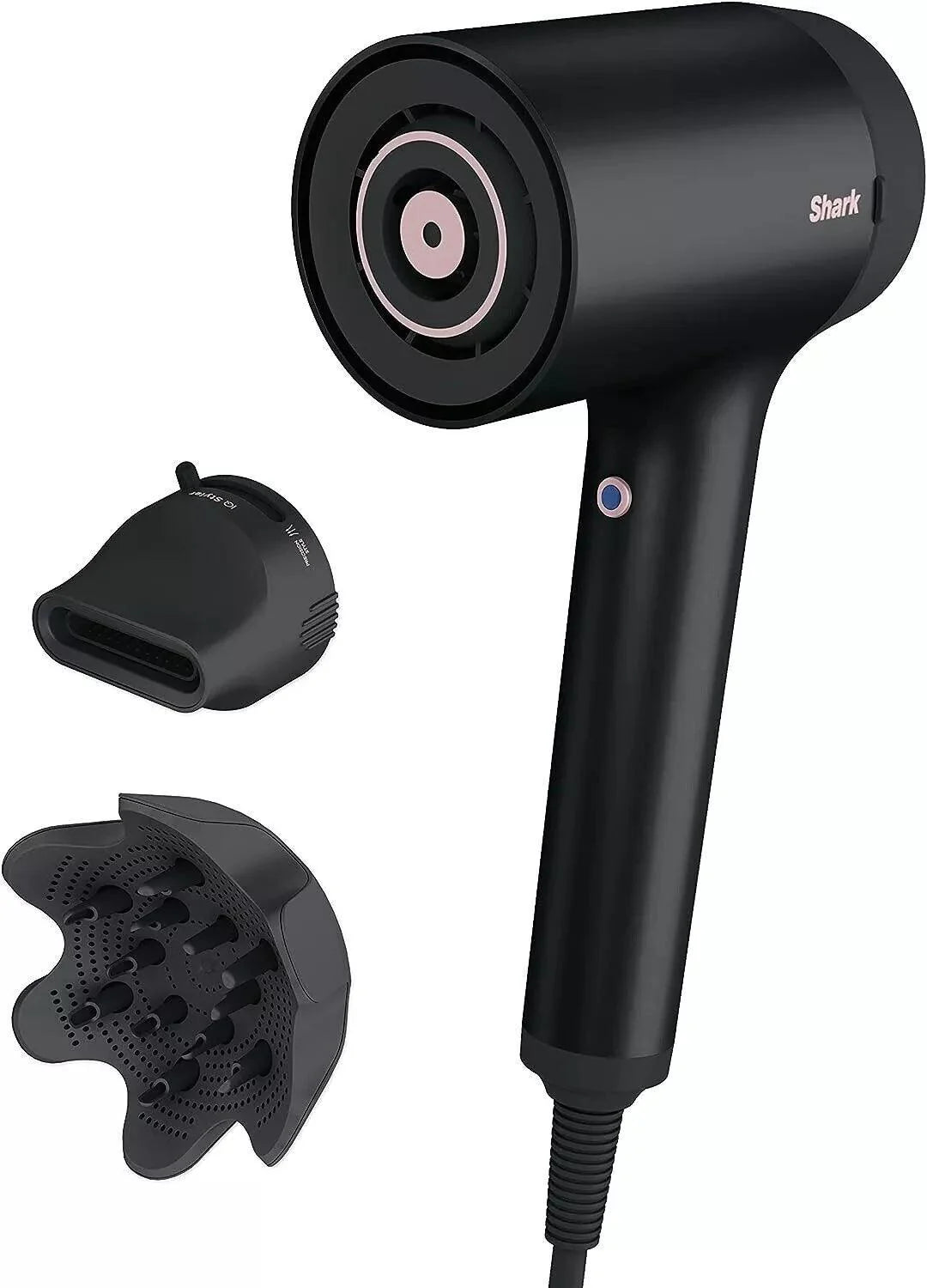 Ion Hair Dryer - Style iQ 1600W Ionic Hair Dryer 3 Styling Tools Stone Personal Care - Tophatter Daily Deals