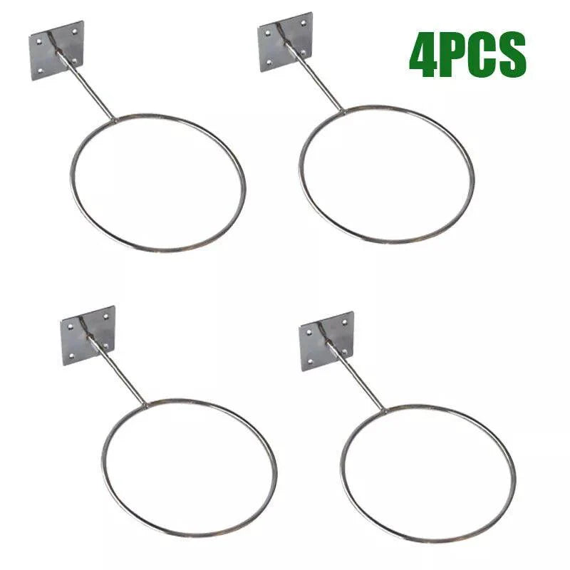 Ball Holder for Wall - 4X Wall Mount Ball Holder Football Storage Rack Basketball Display Sport Sports & Outdoor - Tophatter Daily Deals