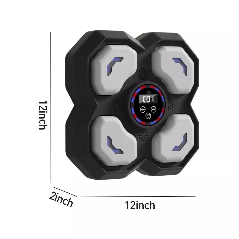 Music Boxing Machine UK - Wall Mounted Music Punching Machine Bluetooth Smart Music Boxing Workout Machine Indoor React Exercise Machine Sports - Tophatter Daily Deals