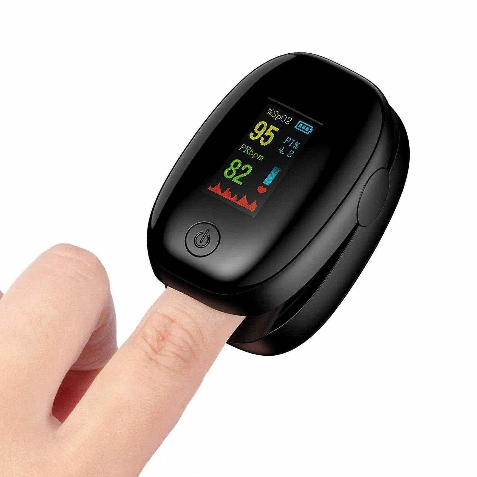 Finger Pulse Oximeter – Heart Rate & SPO2 Monitor Health & Wellness - Tophatter Daily Deals
