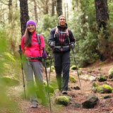 Best Hiking Pole - Trekking Pole, Collapsible Hiking Pole Stick with Quick Lock System 7075 Aluminum Outdoor Recreation - Tophatter Daily Deals