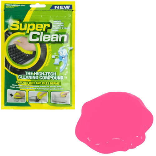 Cleaning Gel for Keyboard - Super Clean Keyboard Cleaner Dust Dirt Remover Car NEW Magic Gel Pink Apparel & Accessories - Tophatter Daily Deals