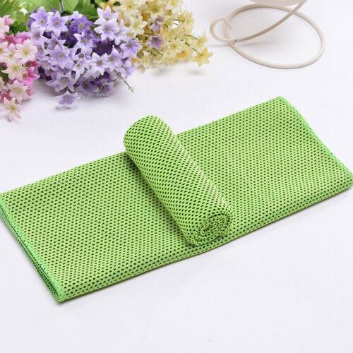 Cooling Towel for Neck - Microfibre Ice Towel, Soft Breathable Chilly Towel for Yoga, Golf, Gym, Camping, Running, Workout &amp; More Green Without Bottle Sports - Tophatter Daily Deals