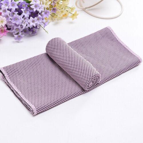 Cooling Towel for Neck - Microfibre Ice Towel, Soft Breathable Chilly Towel for Yoga, Golf, Gym, Camping, Running, Workout &amp; More Pink Without Bottle Sports - Tophatter Daily Deals